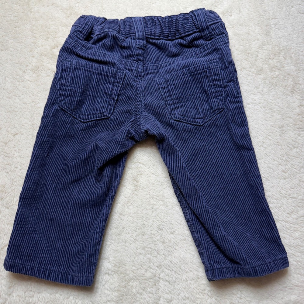 OshKosh Bgosh 6 Months Navy Blue Corduroy E-Z Adjust Waist Pants Classic - Picture 2 of 7